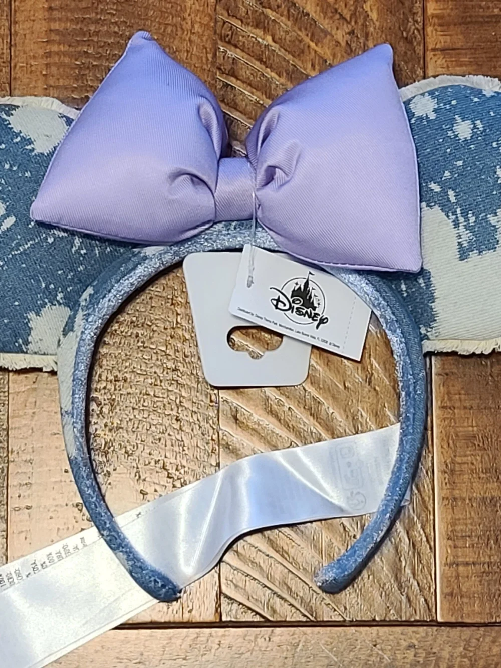 Disney Parks Distressed Denim Bleach
